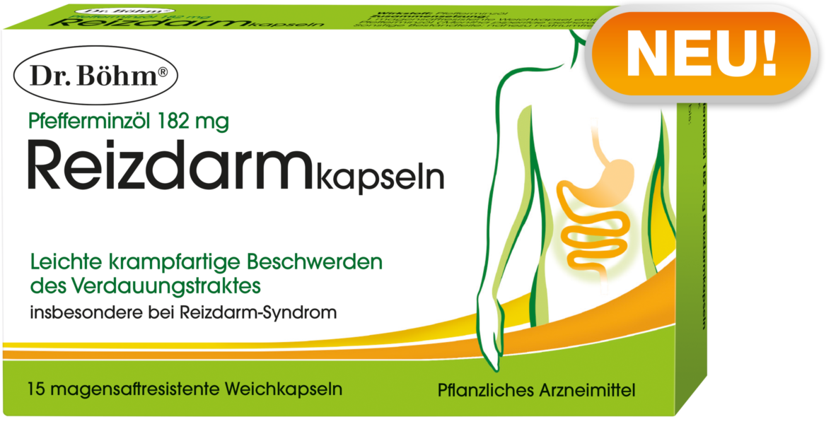 Dr Böhm® Reizdarmkapseln Pflanzliches Arzneimittel Mit Pfefferminzöl