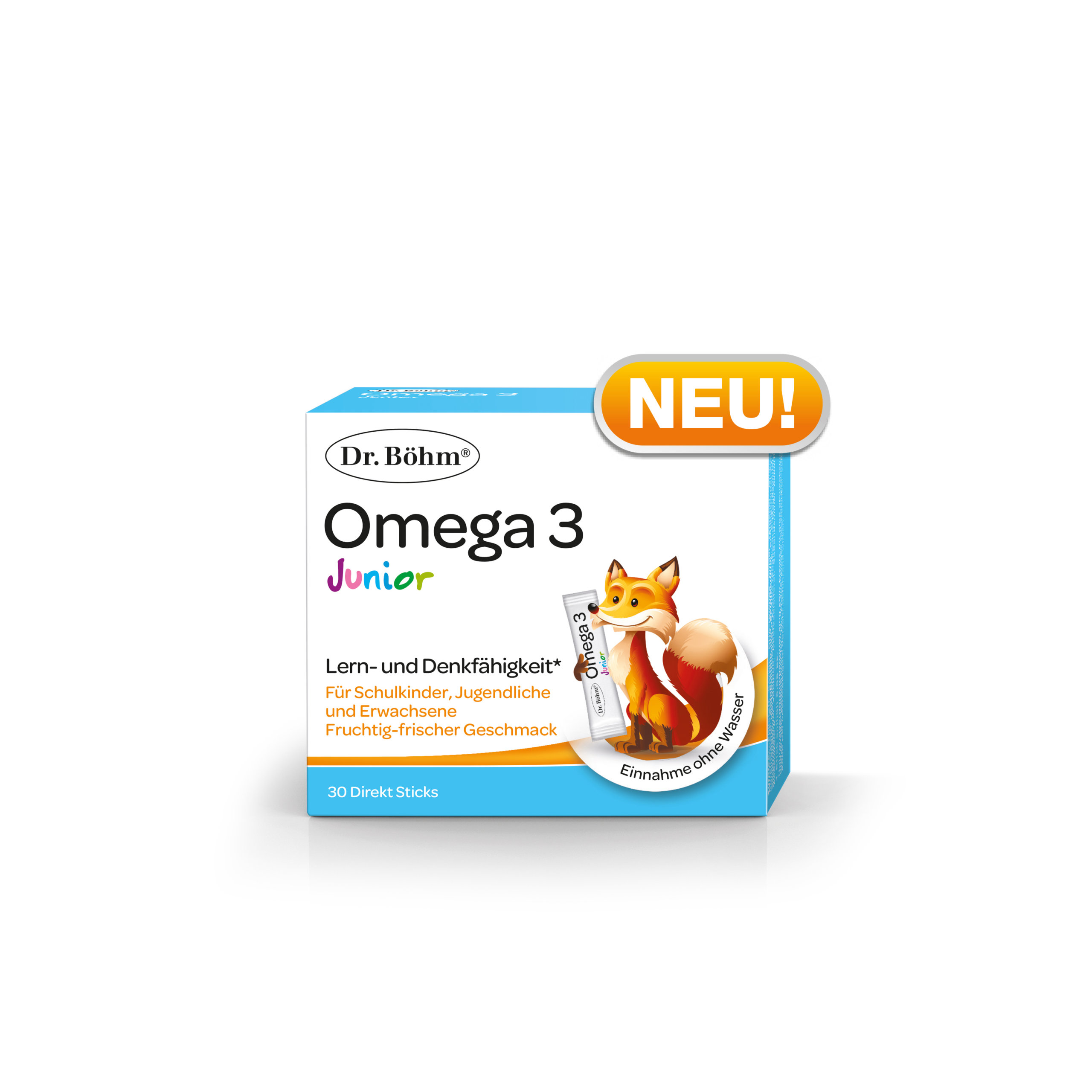 Dr. Böhm® Omega 3 Junior - der Turbo für die Gehirnzellen