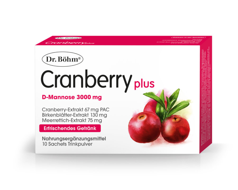 Dr. Böhm® Cranberry plus mit 3000 mg D-Mannose