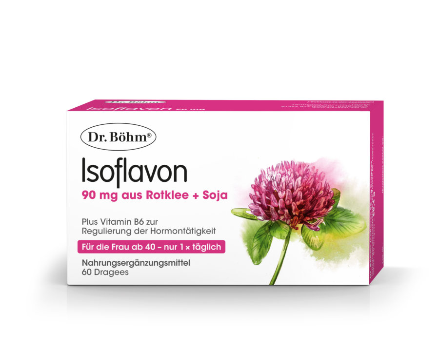 Dr. Böhm® Isoflavon mit 90 mg Isoflavon aus Rotklee und Soja