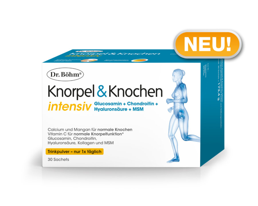 Dr. Böhm® Knorpel & Knochen intensiv - Extra starke Gelenknährstoffe zum Trinken