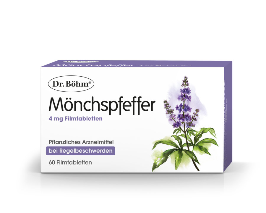 Dr. Böhm® Mönchspfeffer 4 mg Filmtabletten bei Regelbeschwerden