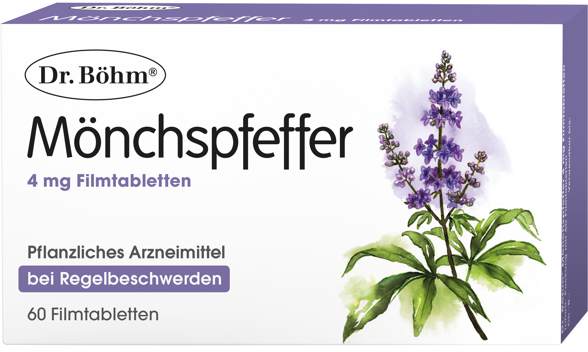 Dr. Böhm® Mönchspfeffer 4 mg Filmtabletten bei Regelbeschwerden