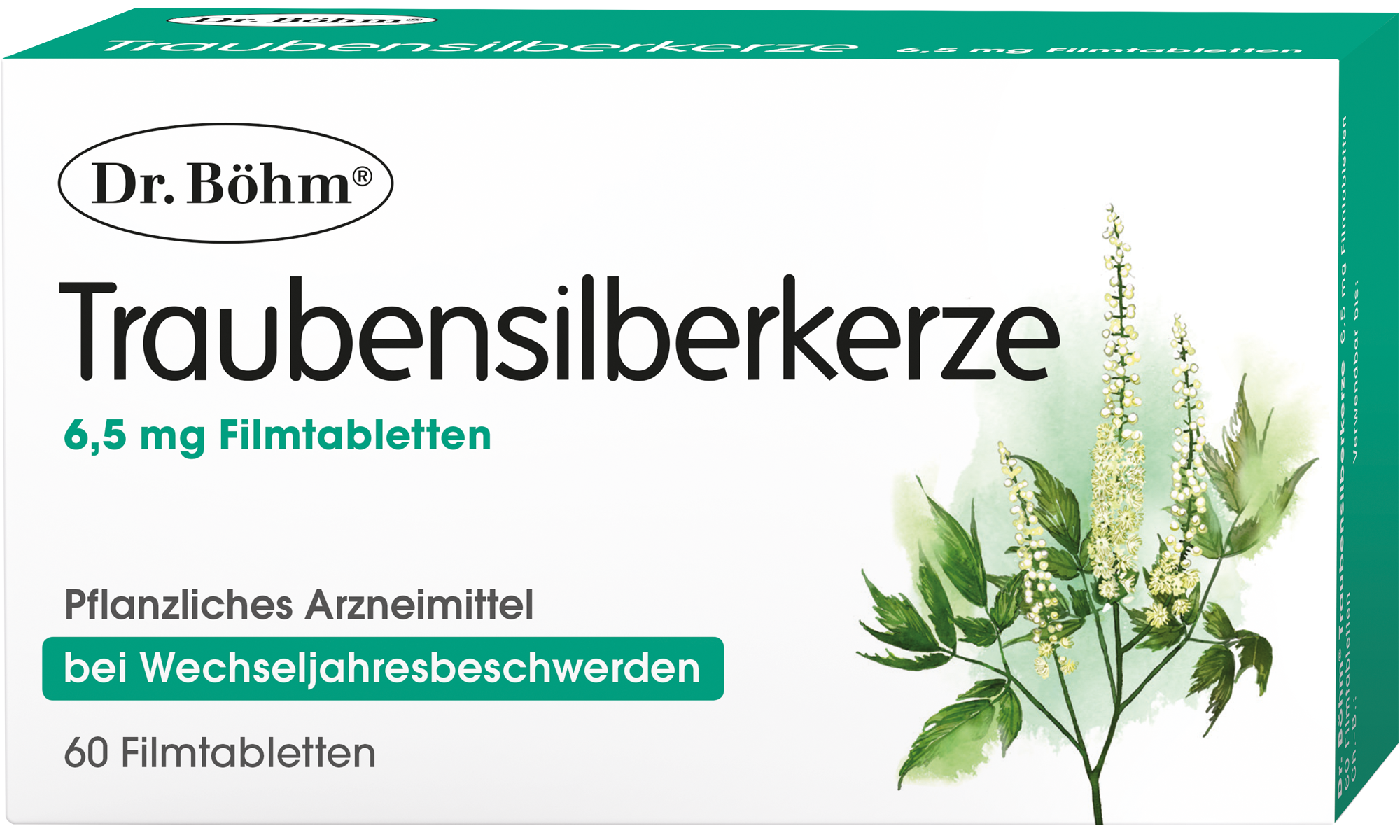 Dr. Böhm® Traubensilberkerze 6,5 mg Filmtabletten - Pflanzliches Arzneimittel bei Wechseljahresbeschwerden