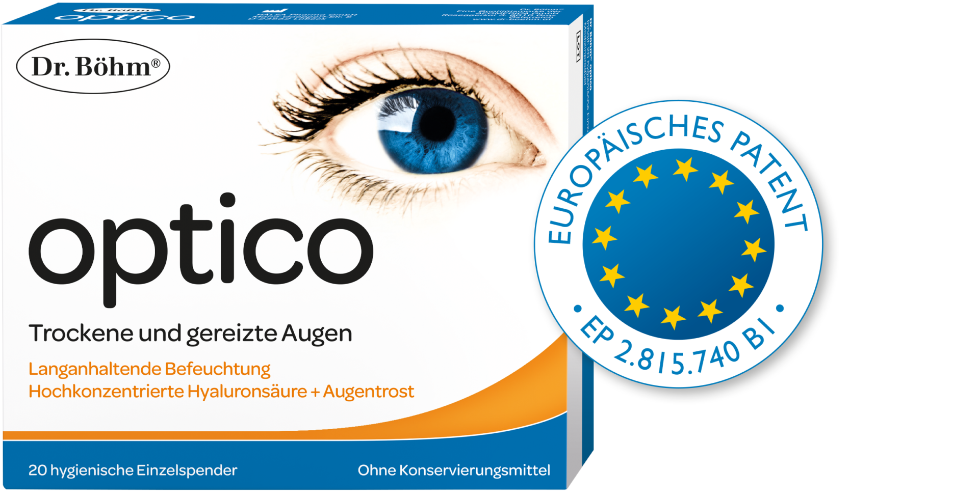 Dr. Böhm® optico Augentropfen für trockene und gereizte Augen