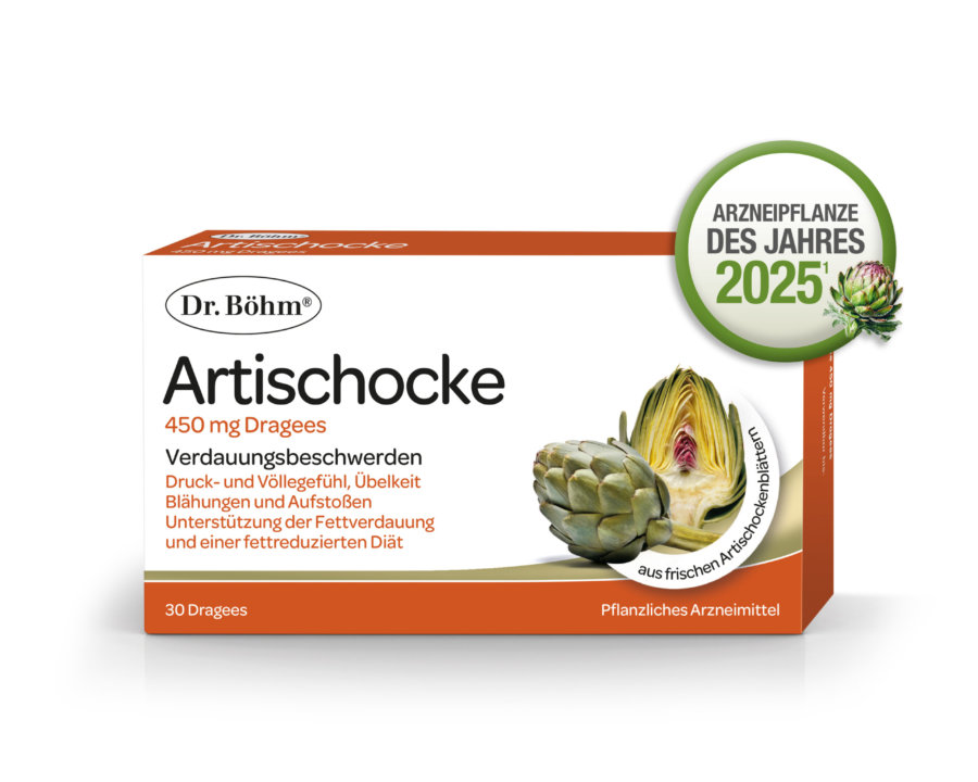 Dr. Böhm® Artischocke, Pflanzliches Arzneimittel - Pflanzliche Hilfe bei Fettverdauung und Cholesterin